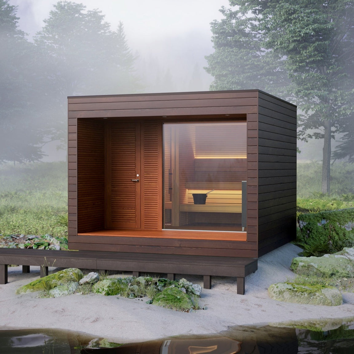3 Person Saunas