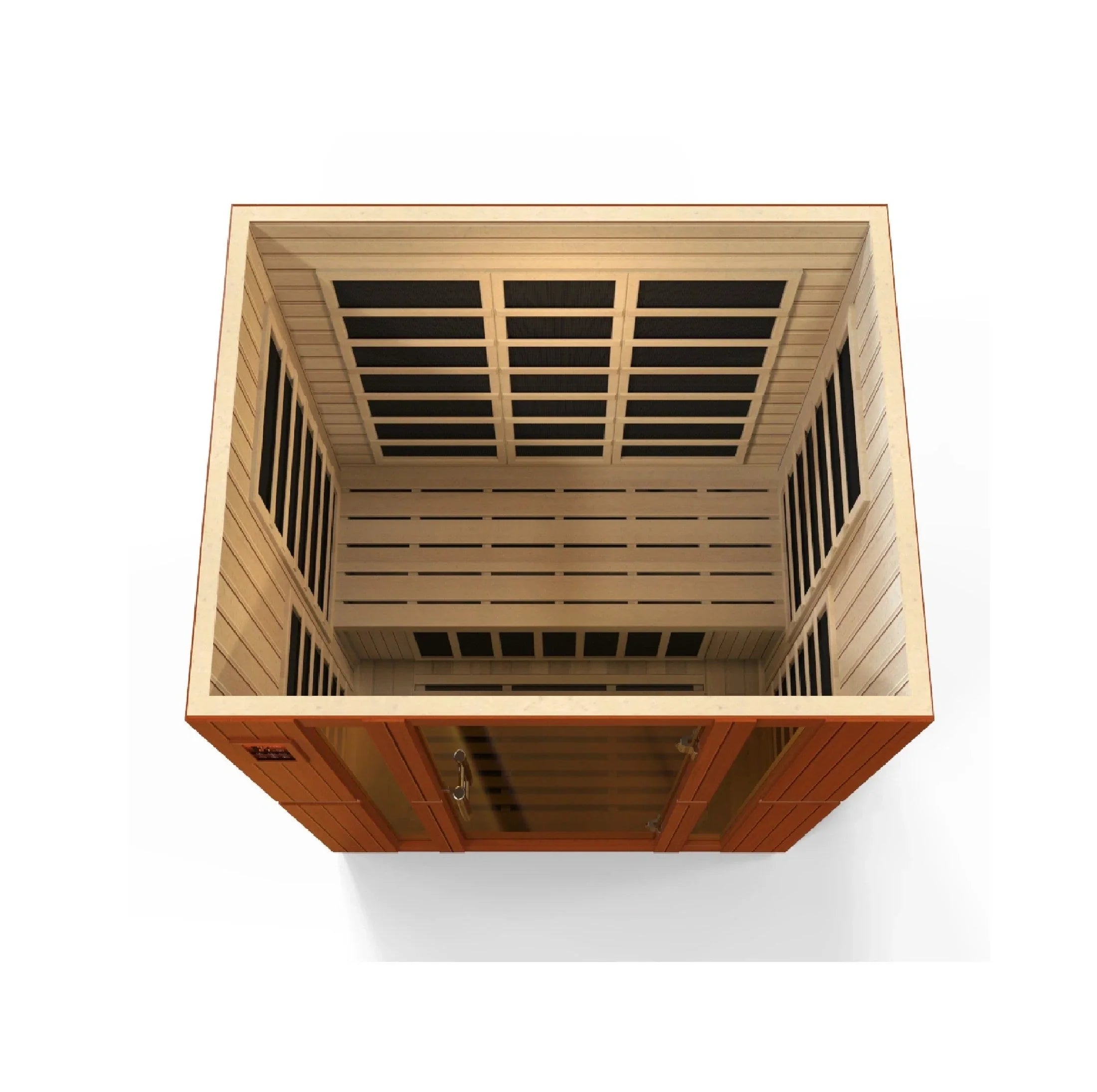 Dynamic "Bellagio" 3-person Low EMF FAR Infrared Sauna - DYN-6306-02