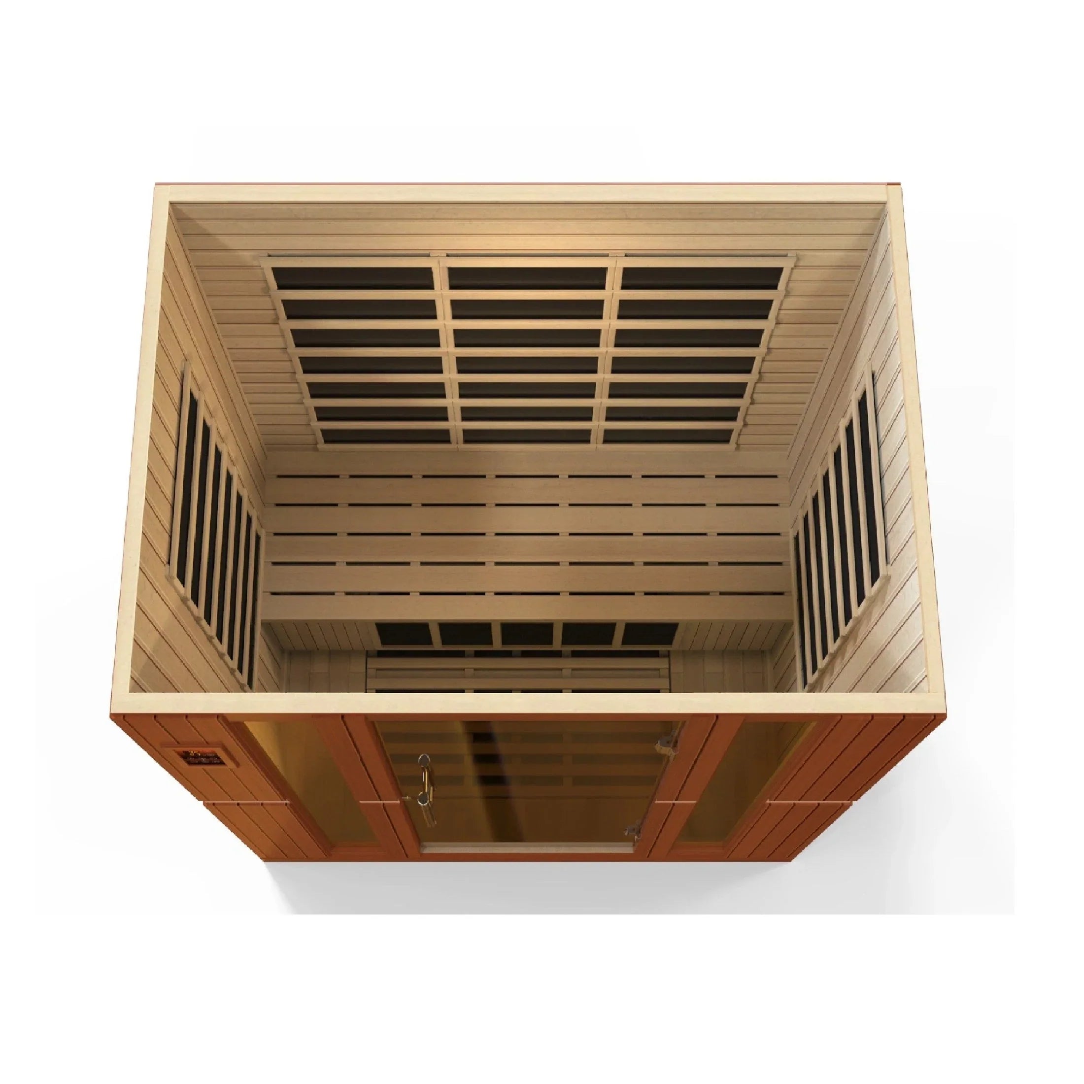 Dynamic "Bergamo" 4-person Low EMF FAR Infrared Sauna DYN-6440-01