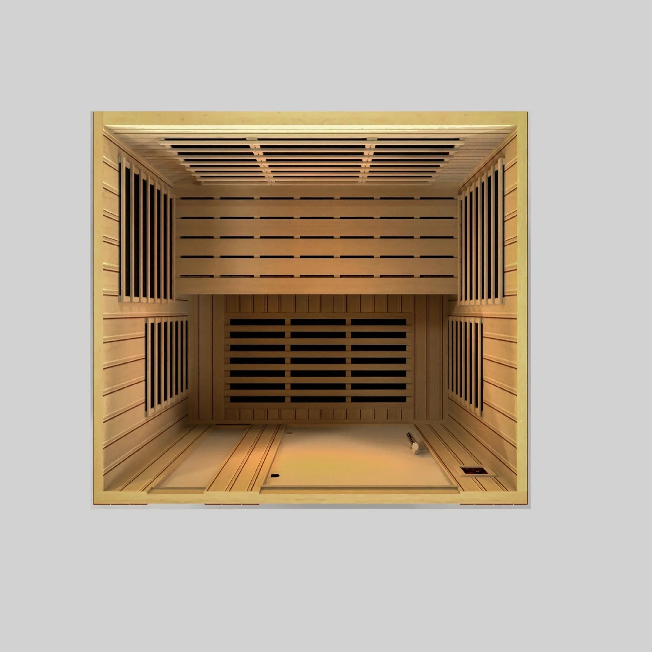 Dynamic "Lugano" 3-person Low EMF FAR Infrared Sauna DYN-6336-02