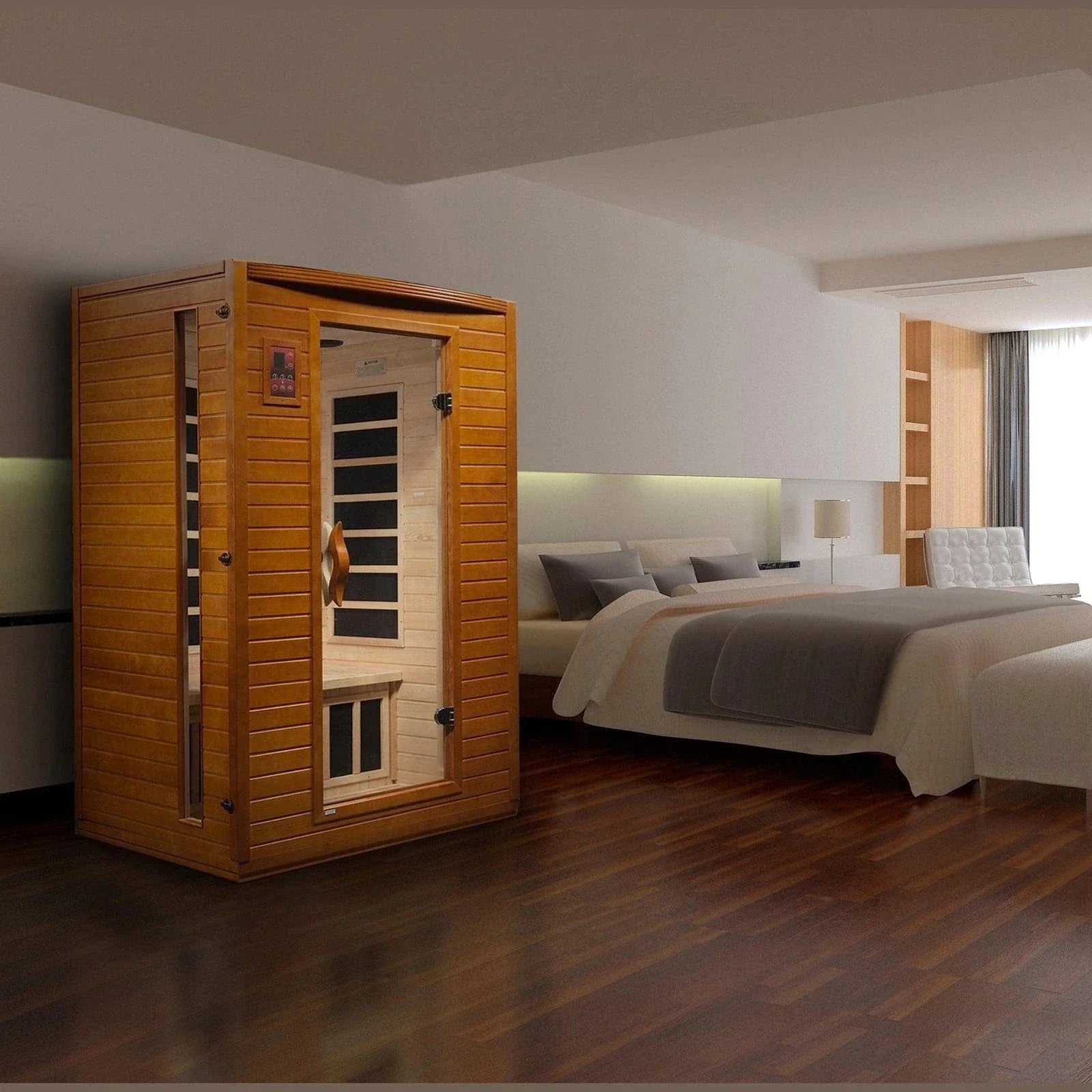 Dynamic "Versailles" 2-person Low EMF FAR Infrared Sauna DYN-6202-03