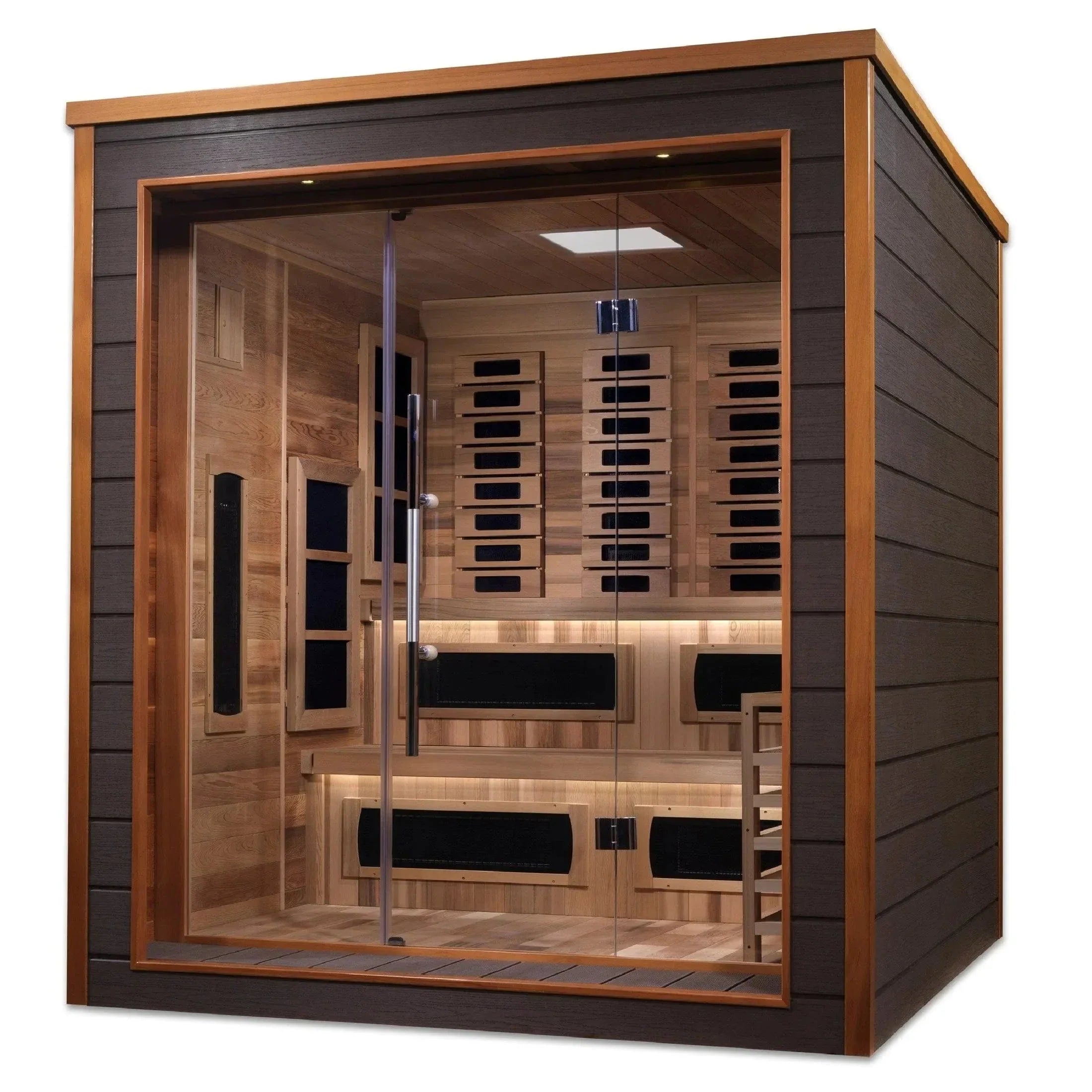 Golden Designs Karlstad 6 Person Hybrid Outdoor Sauna GDI-8226-01