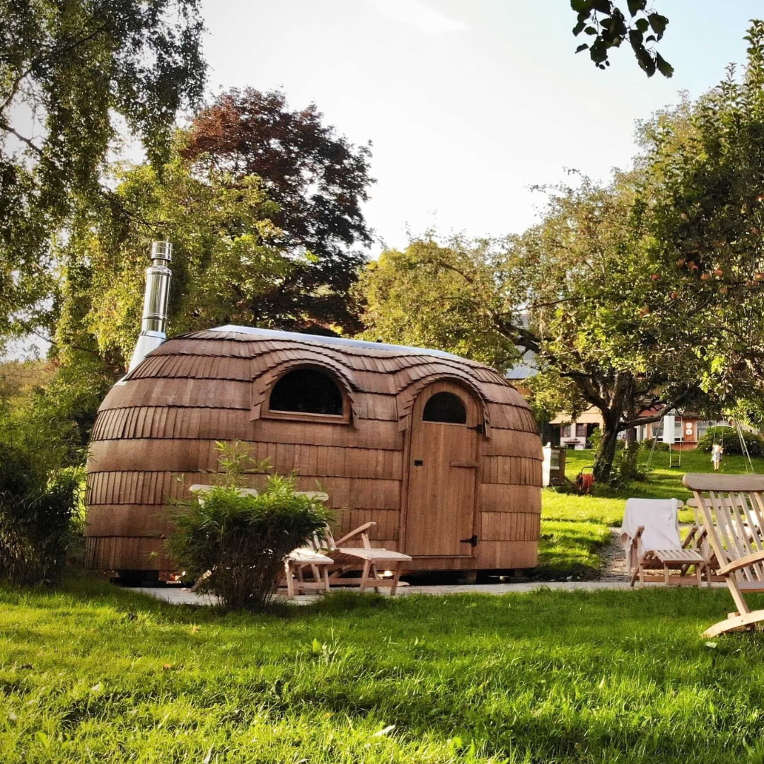 Iglucraft Double Iglusauna 4-6 Person Luxury Outdoor Sauna Cabin