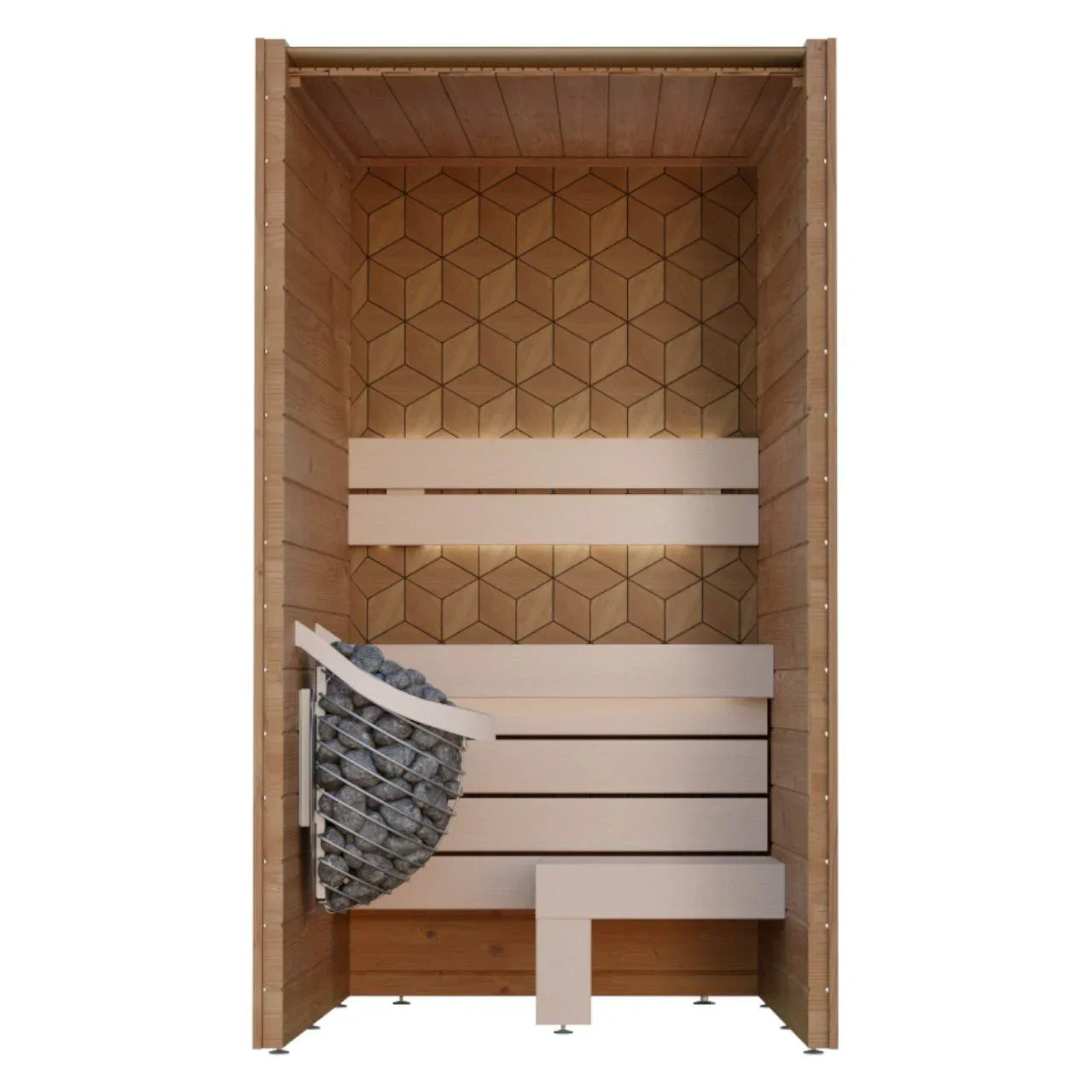 Leil Como 1-120 1 Person Indoor Sauna Kit