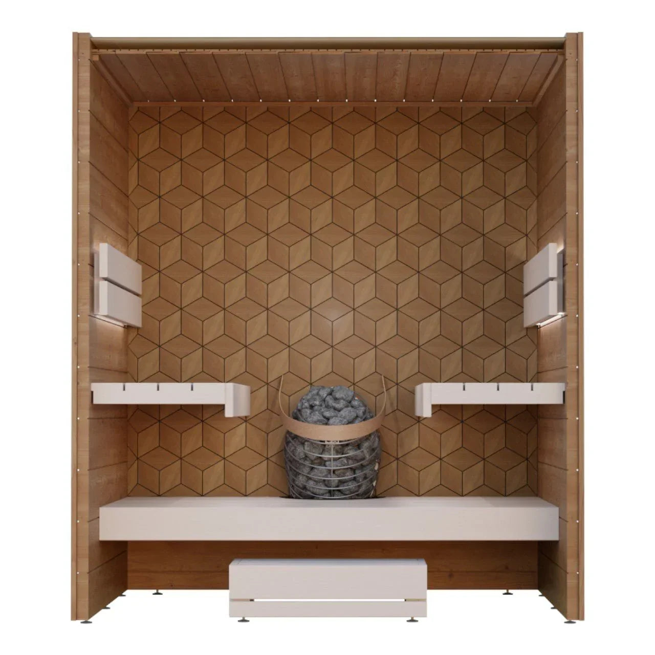 Leil Como 4-180 4 Person Indoor Sauna Kit