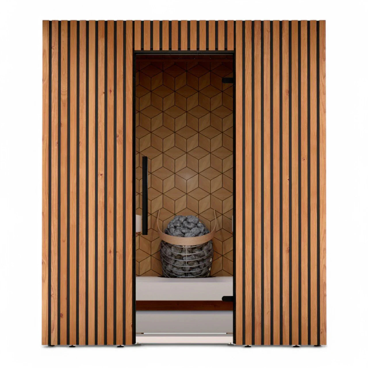 Leil Como 4-180 4 Person Indoor Sauna Kit