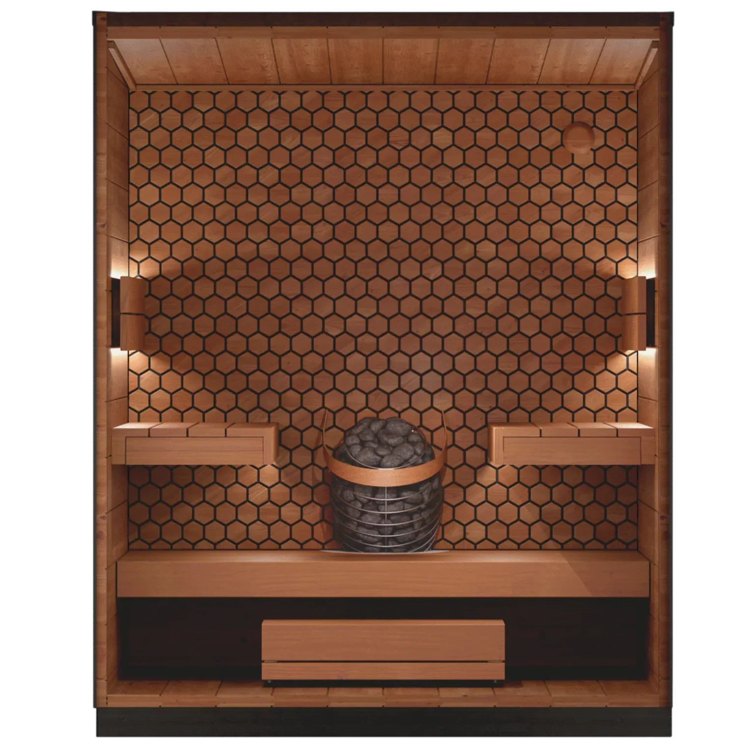 Leil Viva 180 4 Person Outdoor Sauna Kit