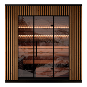 Leil Viva 250 4 Person Outdoor Sauna Kit