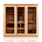 Saunacore Traditional Modular Series Classic Style Sauna - Full Glass Front