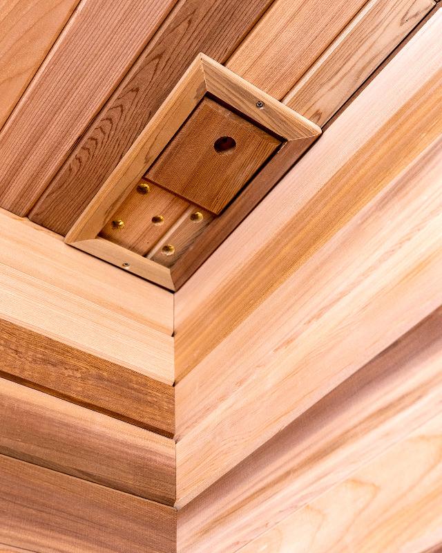 Saunacore Traditional Modular Series Classic Style Sauna - Full Glass Front