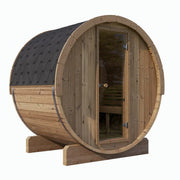 SaunaLife Model E8 6 Person Barrel Sauna