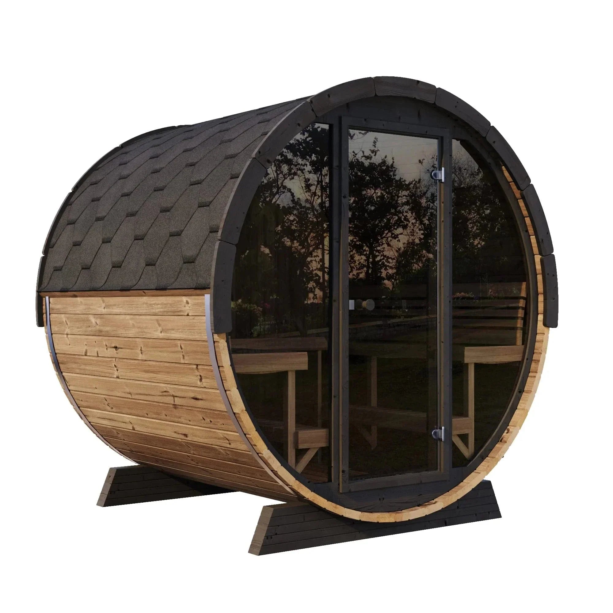 6 Person Barrel Saunas