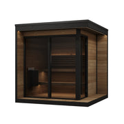 SaunaLife Model GL6 6 Person Garden Luxury Series Outdoor Sauna Kit